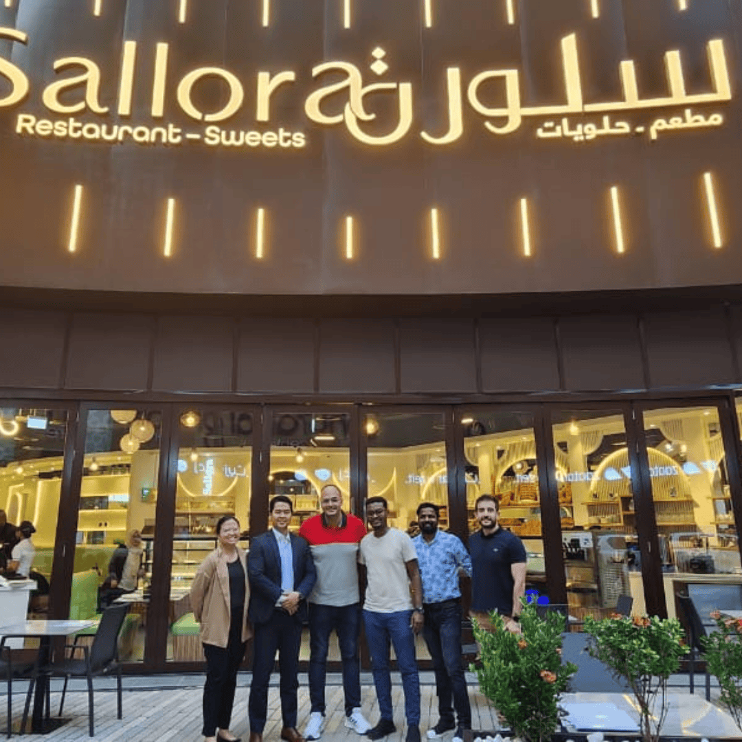 Sallora Restaurant Sweets with Polaris ERP - group photo on partnership kickoff.
